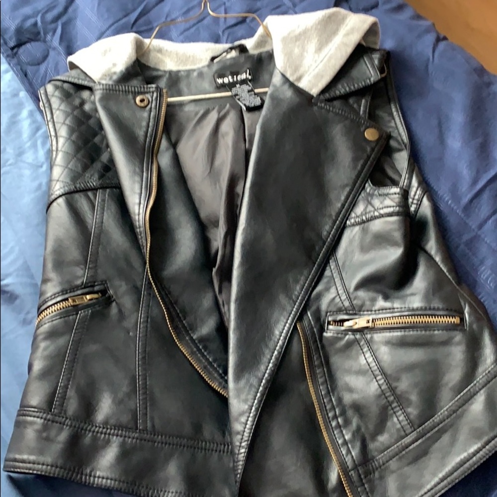Leather vest